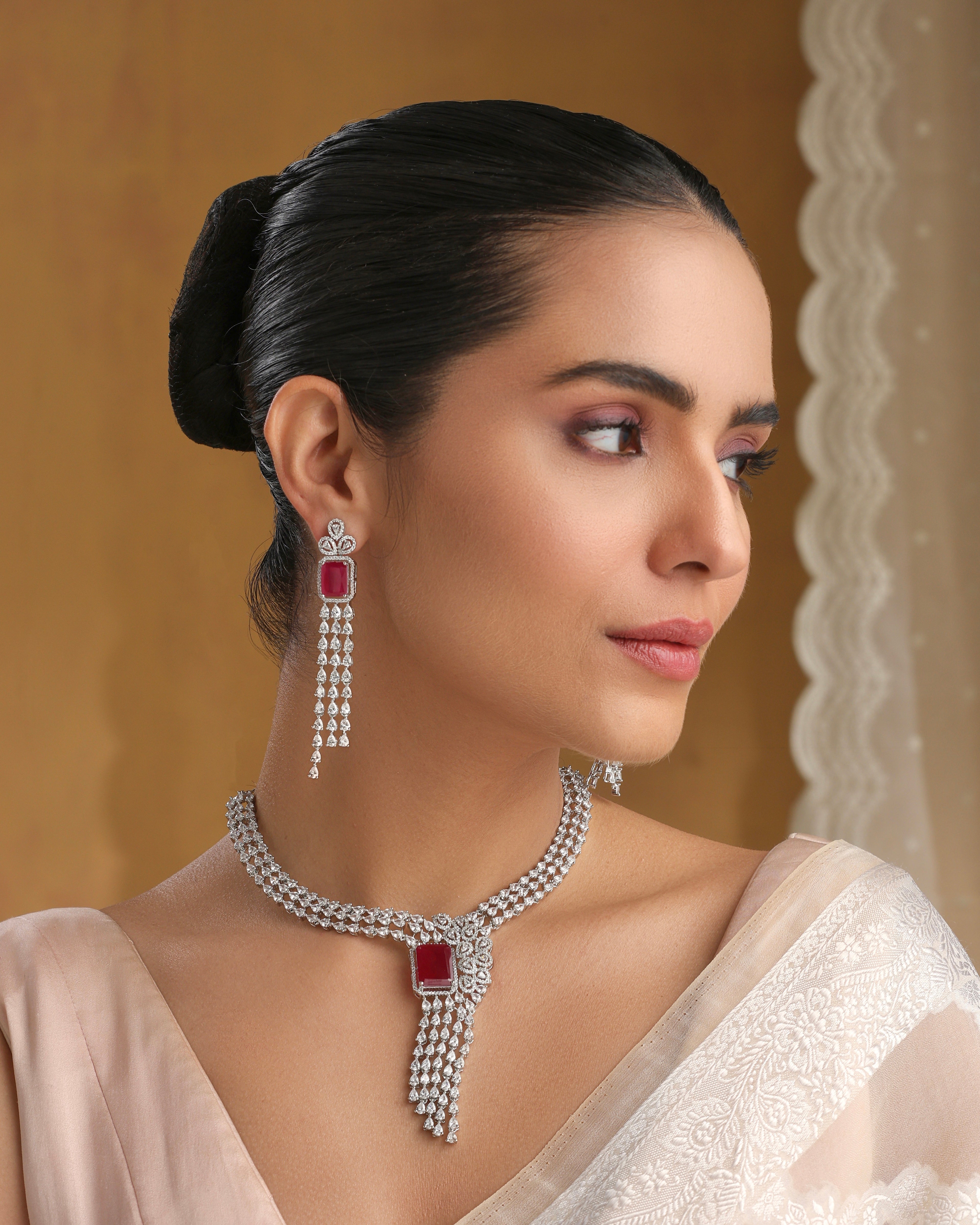 Yana Y CZ Necklace
