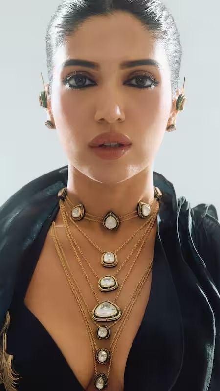 Emerald Polki Multilayer Set