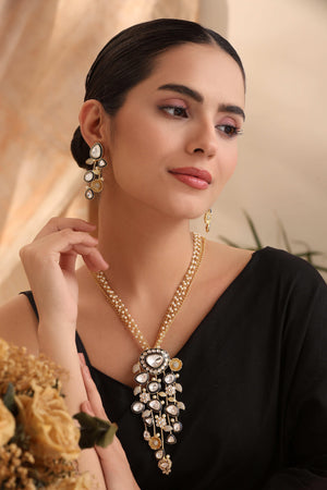 Pre Order Asha Long Kundan Set