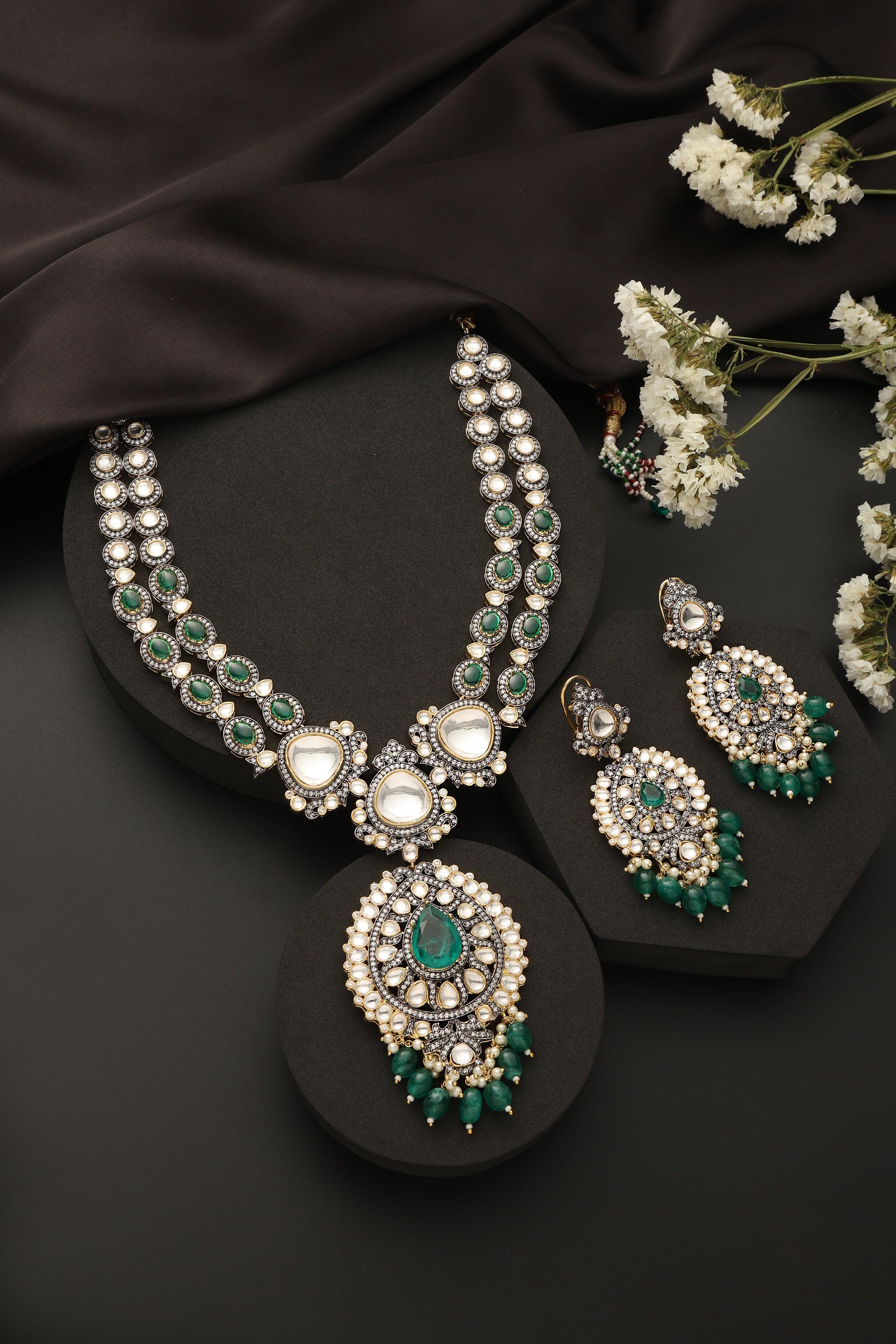 Gina Emerald Doublet Long Victorian Set