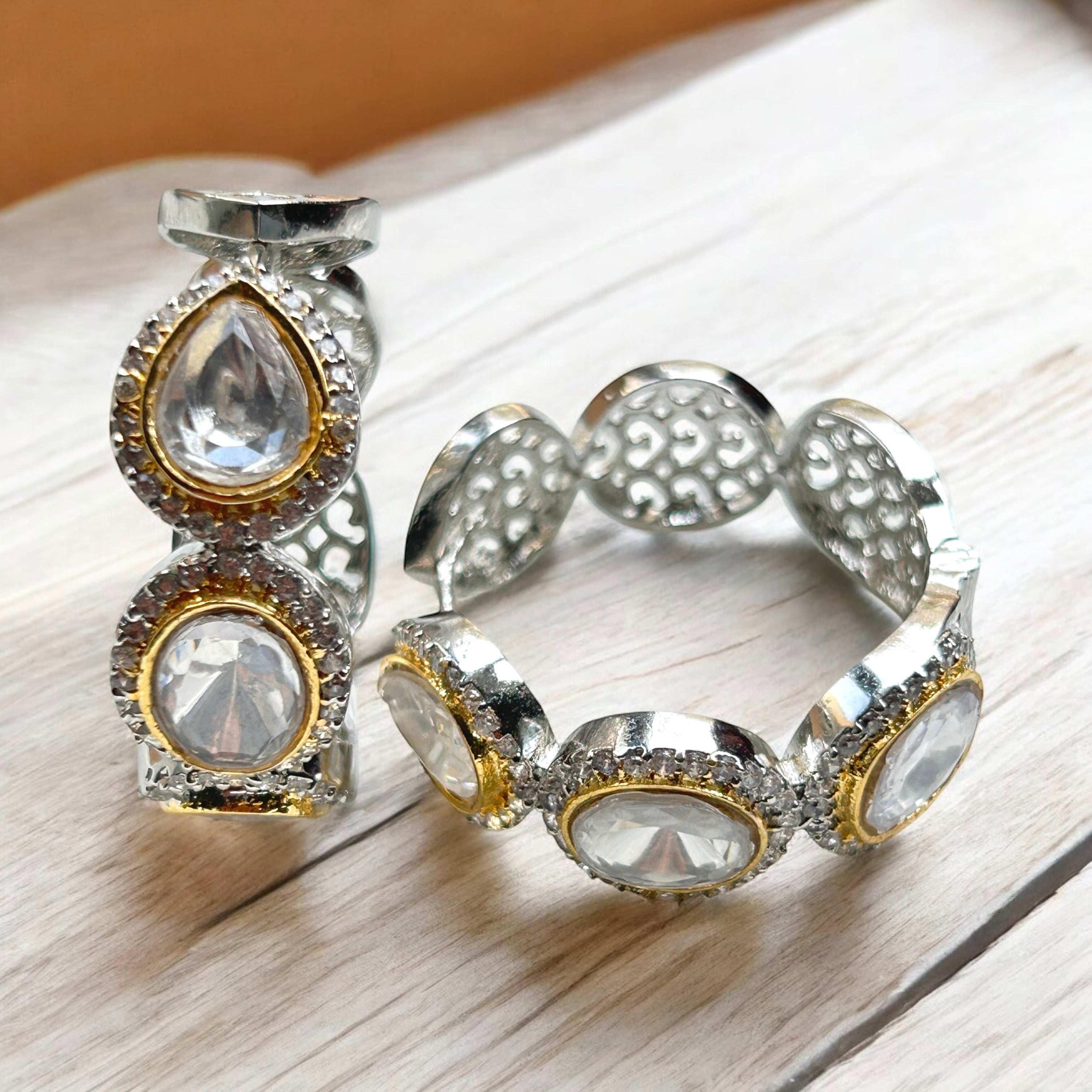 Silver Victorian Hoops