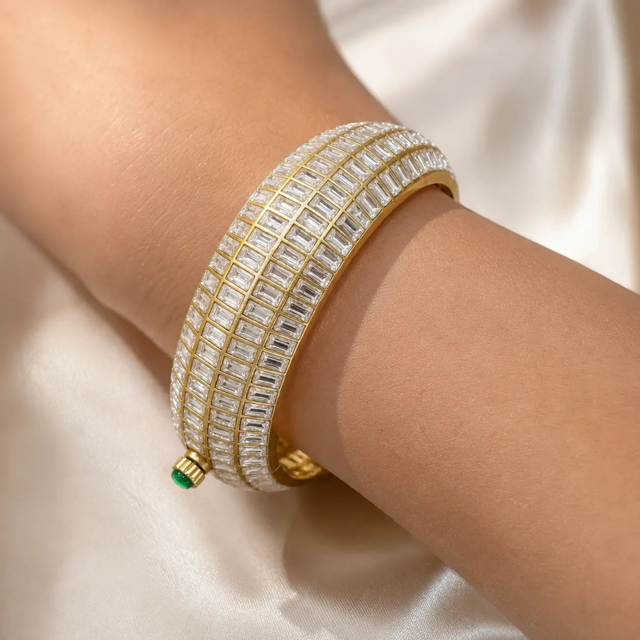 Mosonite Baguette Bangle