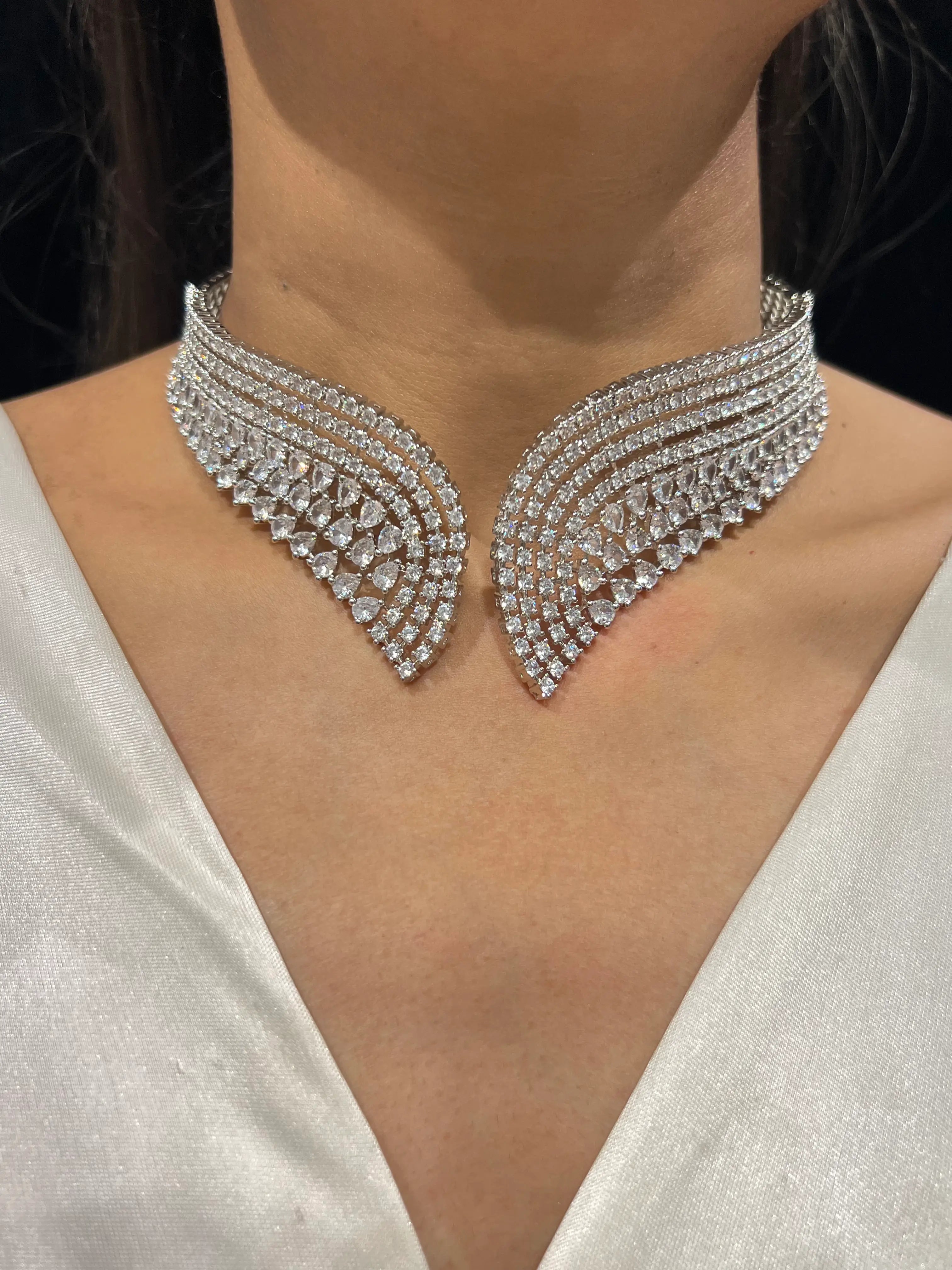 Celeste Wing Necklace Set