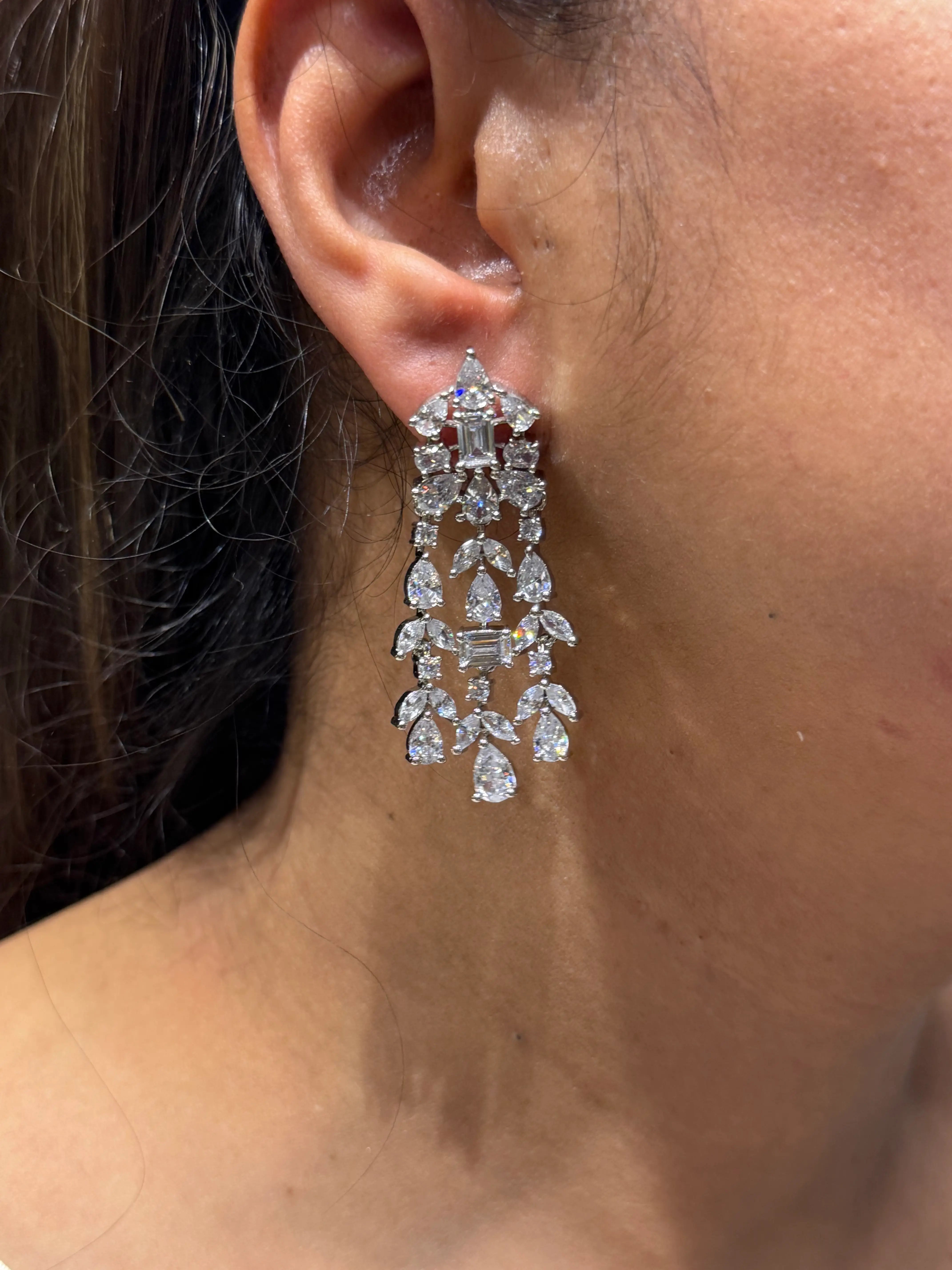 Valerra Trinity CZ Necklace Set