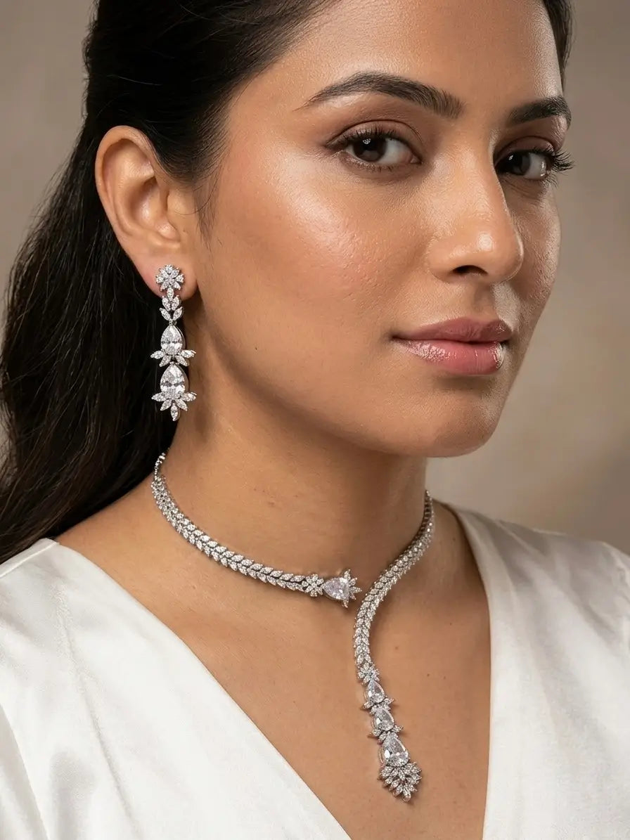 Jasy Collar CZ Diamond Necklace