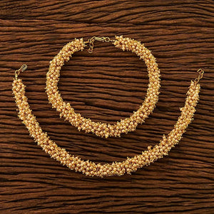 Pearl Gajra Anklet