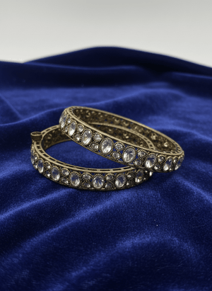 Antique Mossonite Bangles