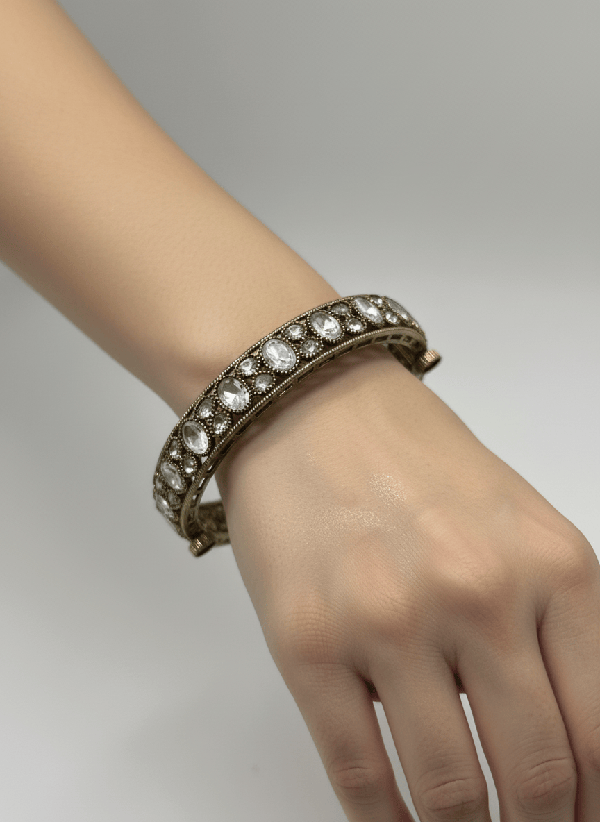 Antique Mossonite Bangles