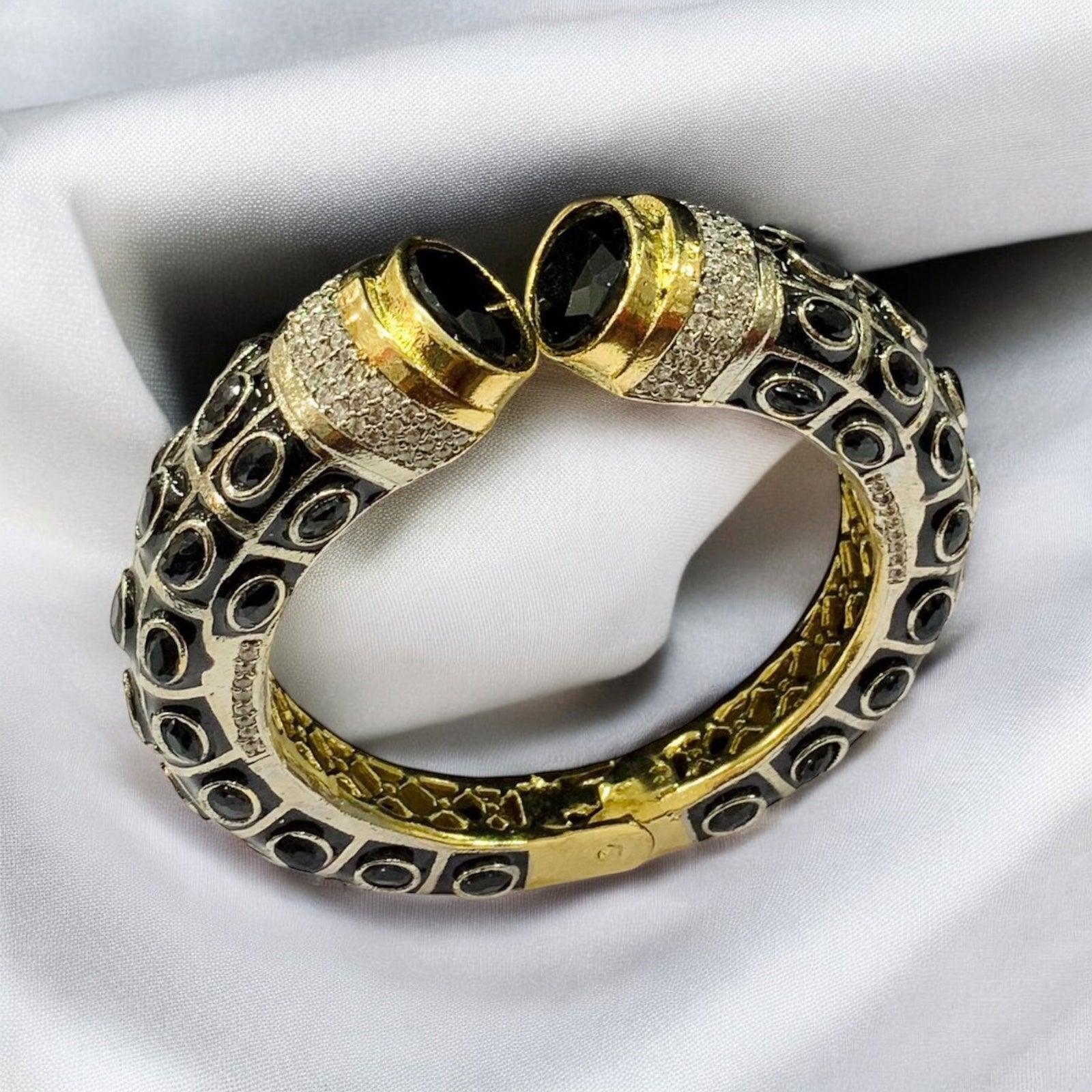 Black Victorian Bangle