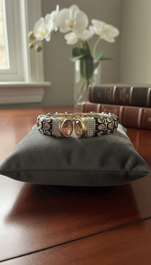 Champagne Gold Victorian Bangle