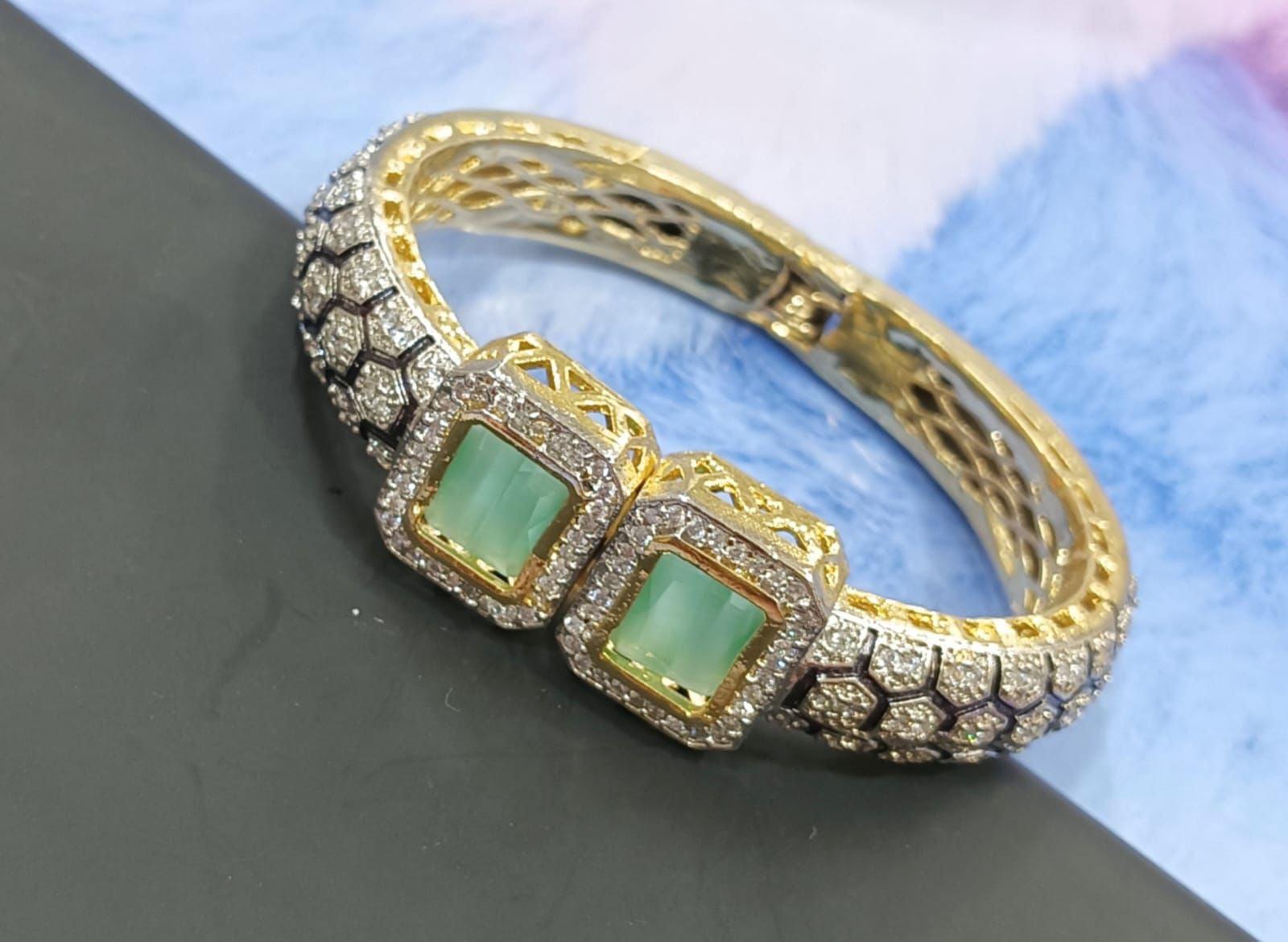 Blue Victorian Bangle/Indian Jewelry / Pakistani jewelry/ Indian 