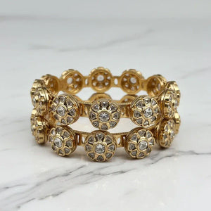 Pacheli Real Kundan Gold Bangle pair
