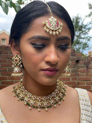 Fine Kundan MaangTikka | Maangtikka | Indian Jewelry | Pakistani Jewelry | Indian Forehead Jewelry | Tikka | Punjabi Jewelry |