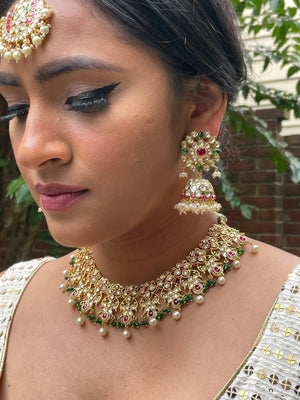 Fine Kundan MaangTikka | Maangtikka | Indian Jewelry | Pakistani Jewelry | Indian Forehead Jewelry | Tikka | Punjabi Jewelry |