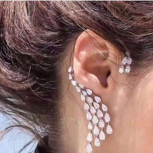 Diamond Ear Cuff Earrings