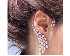 Diamond Ear Cuff Earrings
