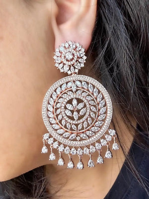 Rose Gold Maangtikka Set