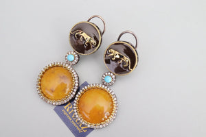 Sabya inspired tropical earrings