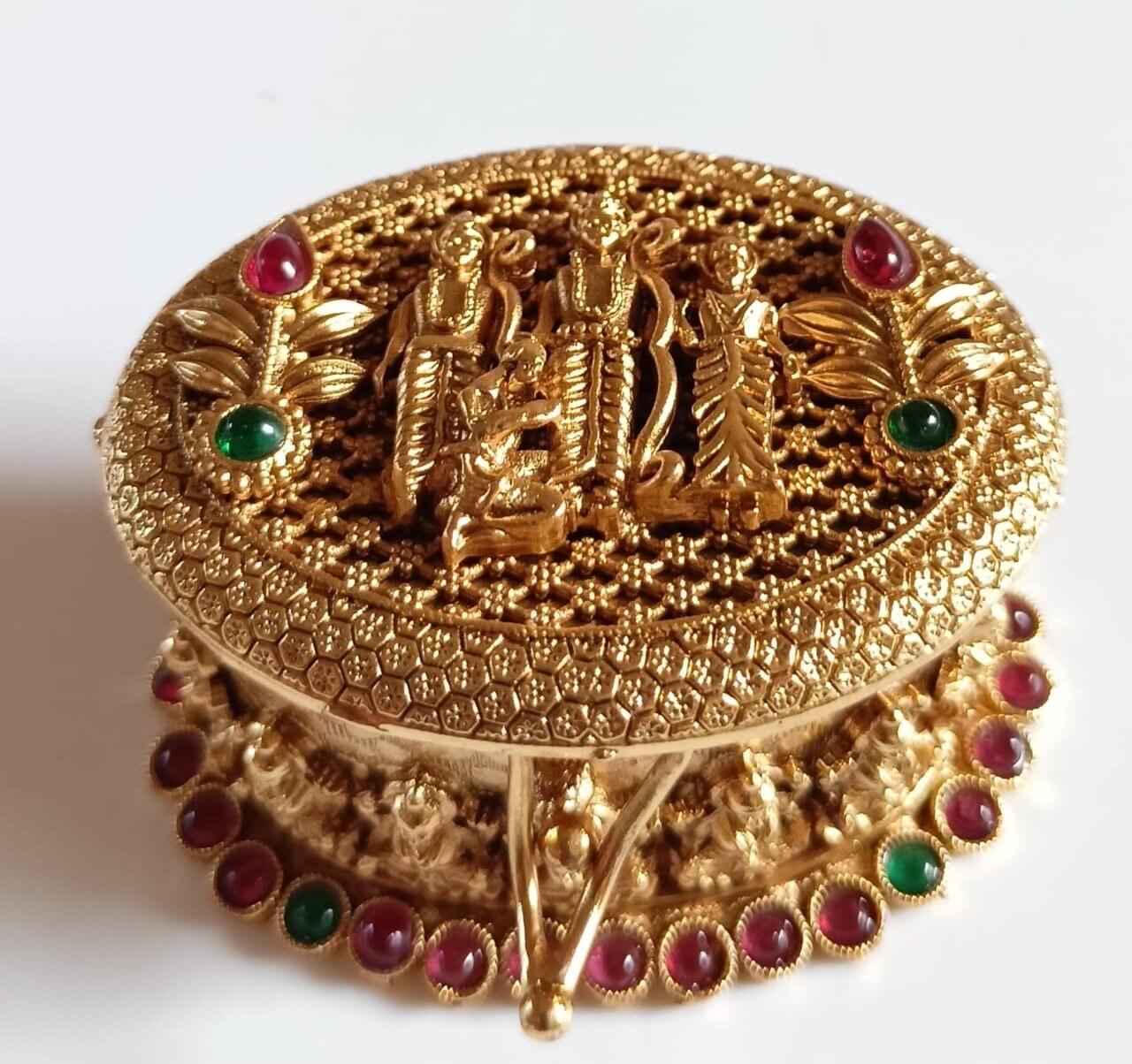 Gold Sindoor Box | Indian Wedding