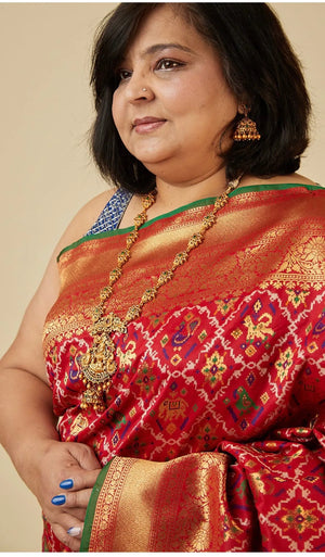 Temple Necklace | one gram gold jewelry | Haram necklace | South Indian Jewelry | Indian long Necklace | Temple Long Necklace | Bollywood