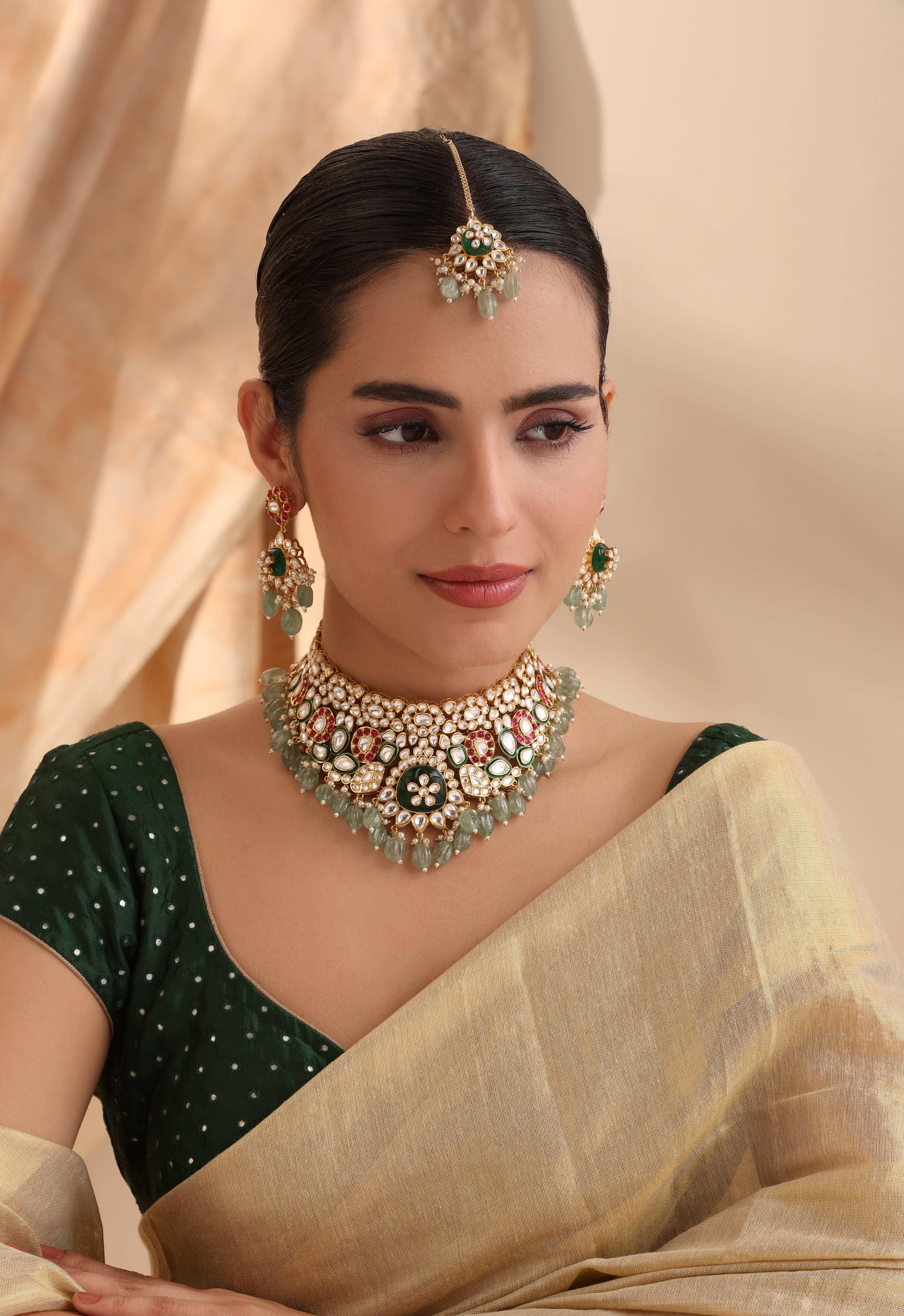 Kyna Fine Kundan Set