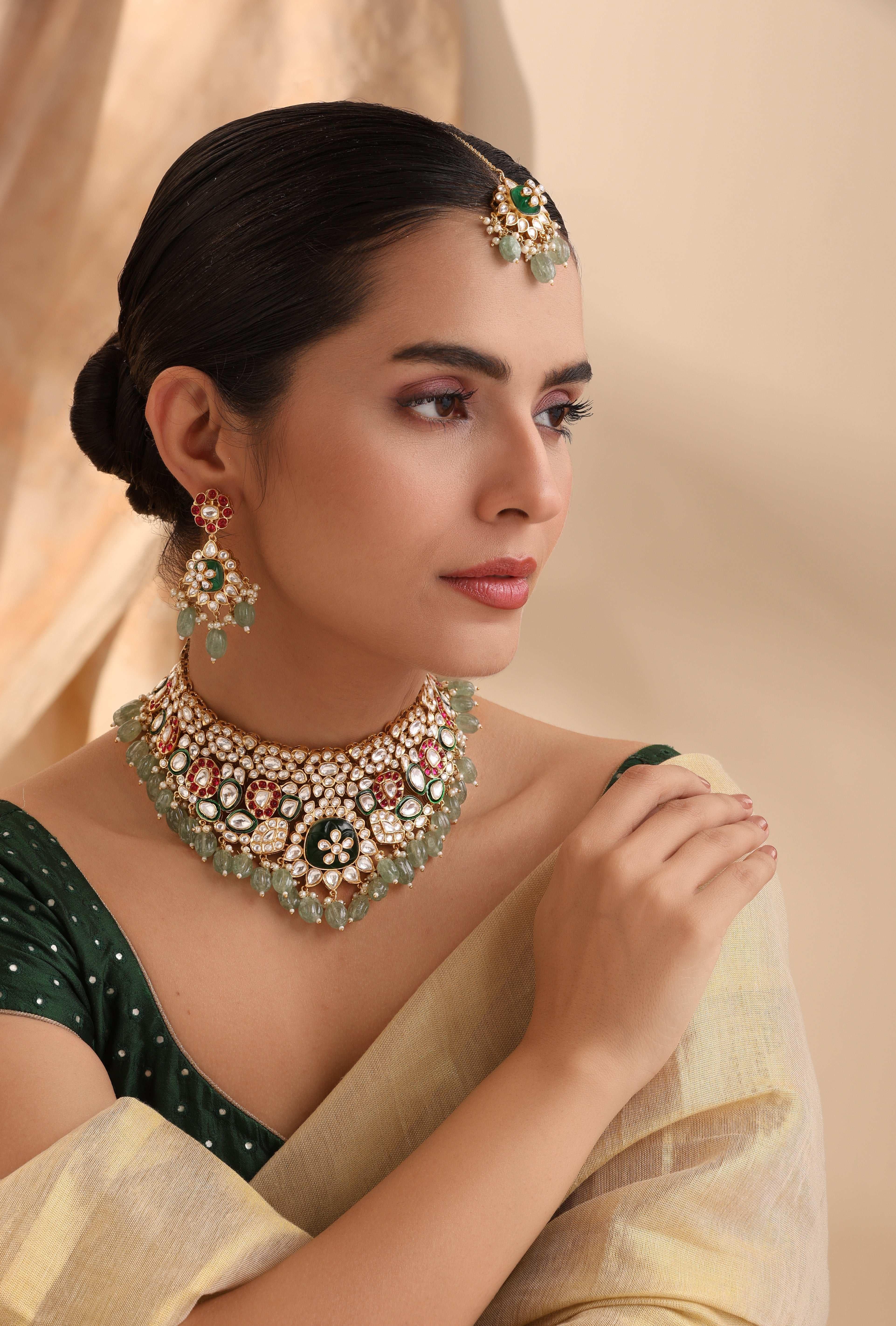 Kyna Fine Kundan Set
