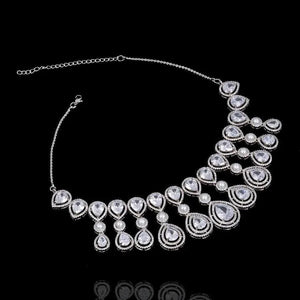 Kysha Diamond CZ Pearl Necklace