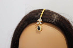 April Dainty Gold Diamond Maang tikka