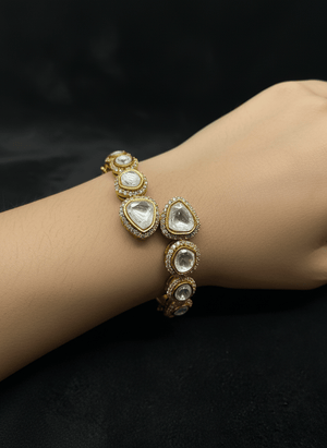 Mossonite Gold Bracelet