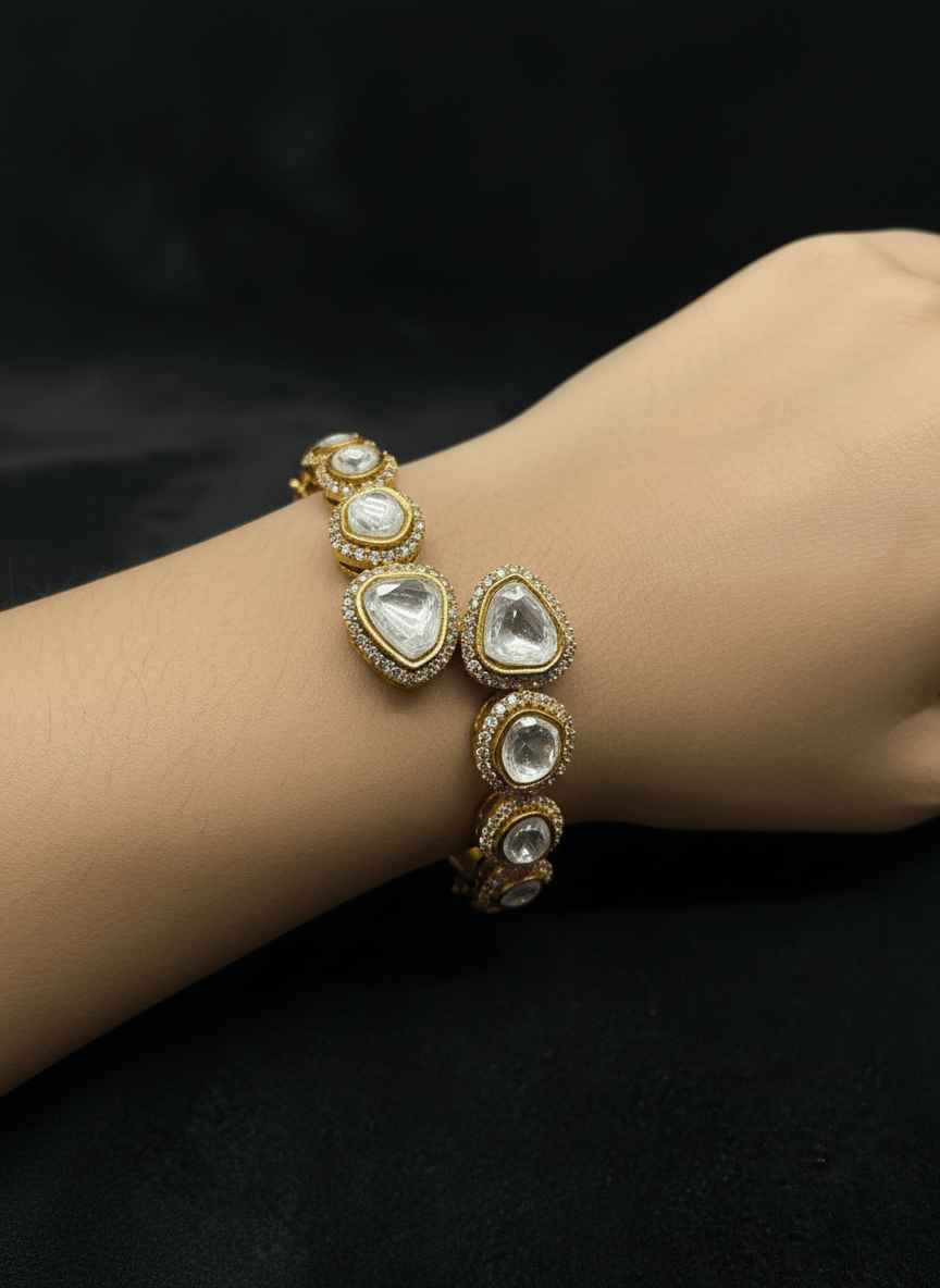 Mossonite Gold Bracelet