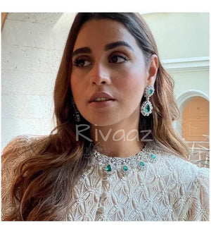 5 Piece Mint Silver Necklace Set