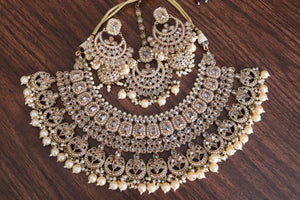 Anisha Antique Gold Polki Choker