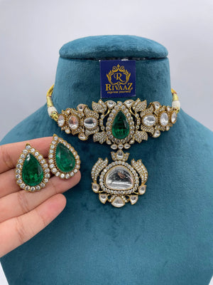 Arza Antique Gold Victorian Choker