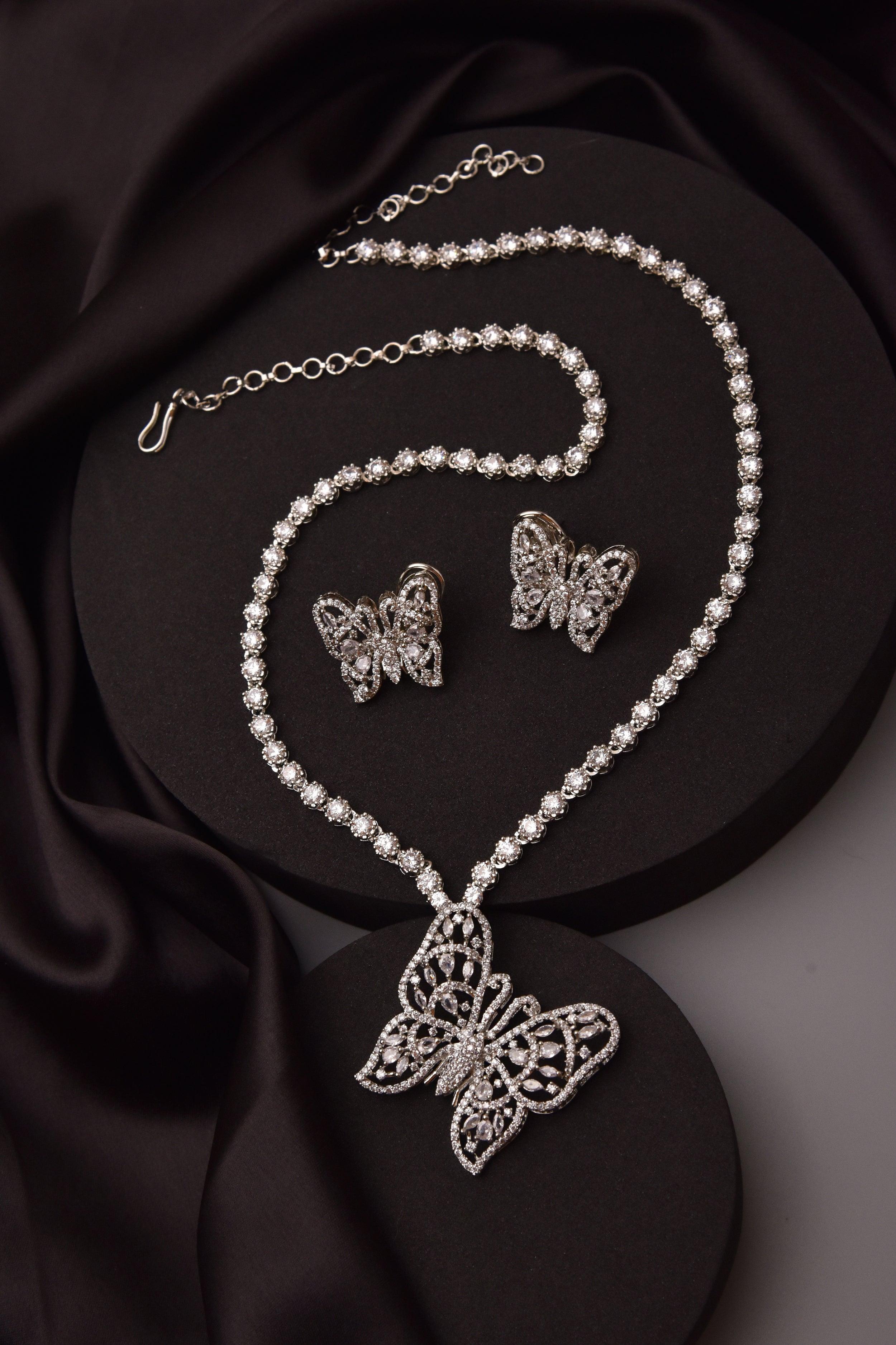 Butterfly Pendant Set