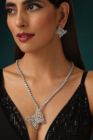 Butterfly Pendant Set