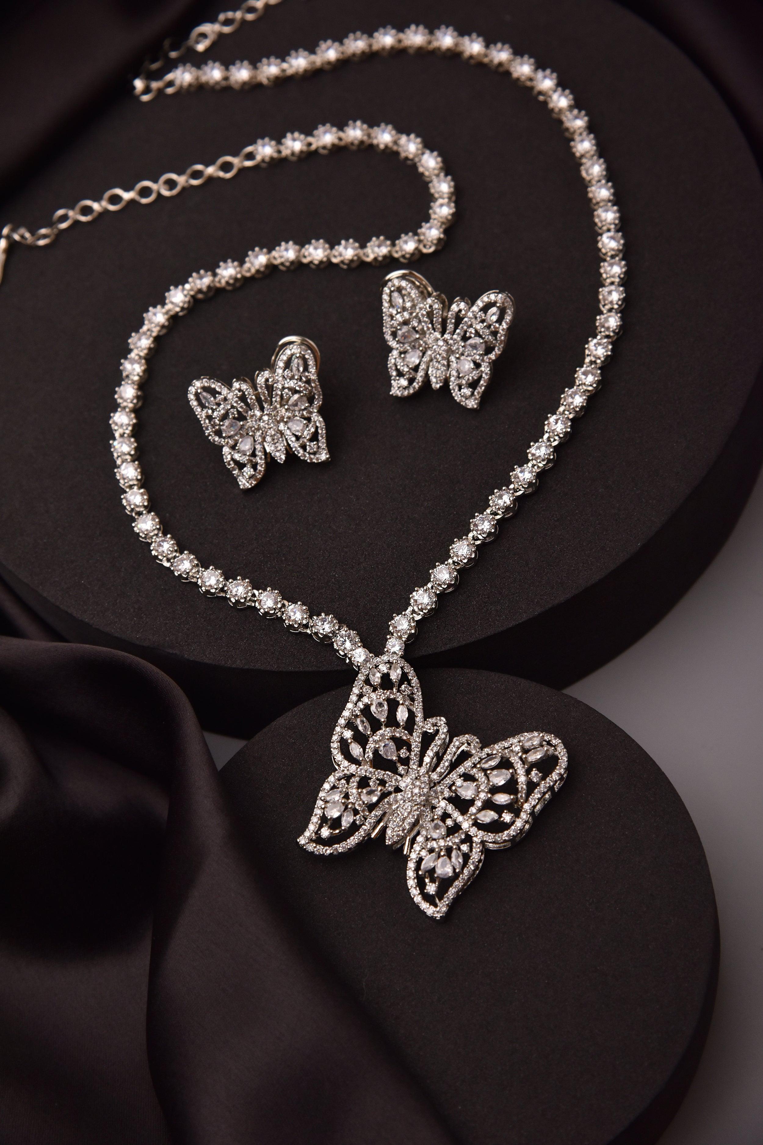 Butterfly Pendant Set