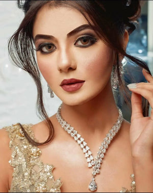 Casy Collar CZ Diamond Necklace