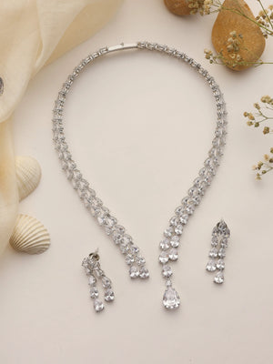 Casy Collar CZ Diamond Necklace