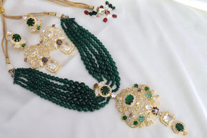 Emerald Royal Sabya Set