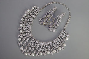 Gini CZ Pearl Necklace