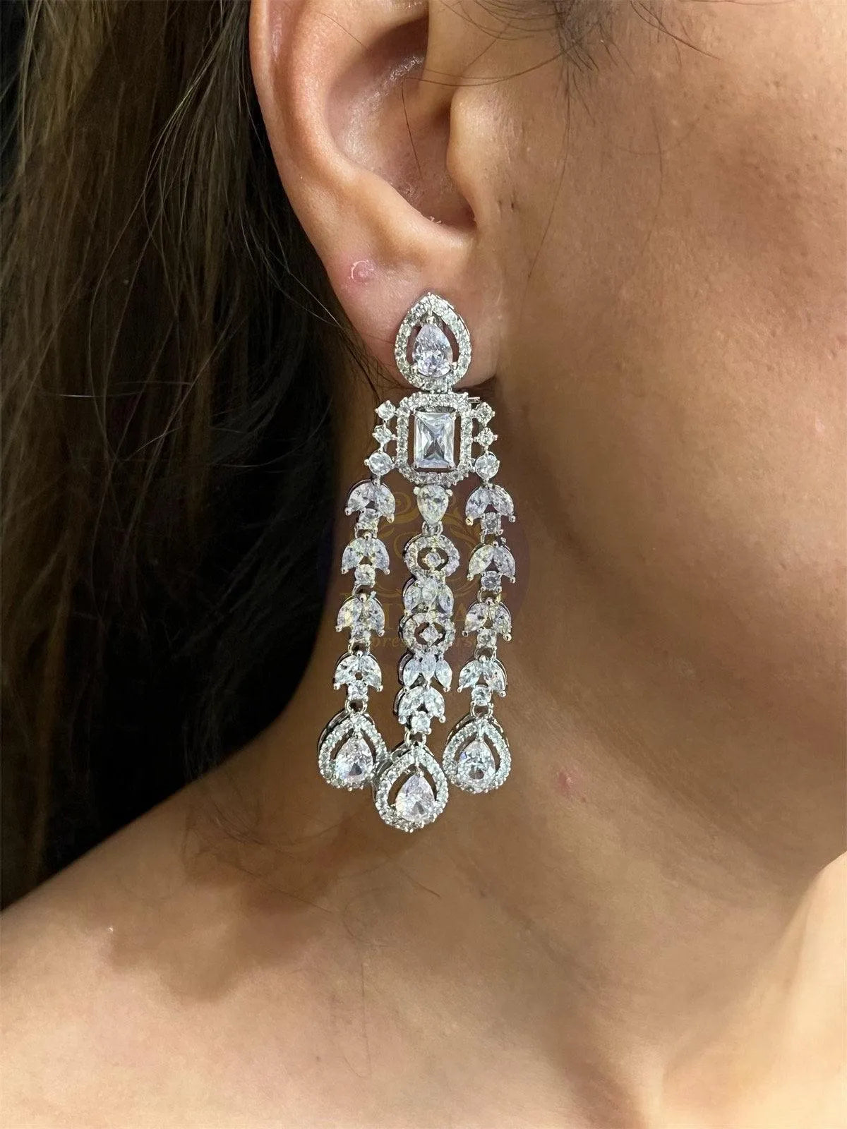 Gini CZ Pearl Necklace