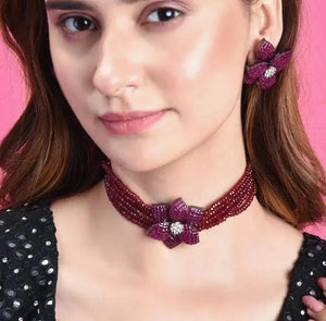 Invisible Set Ruby Choker