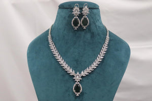 Jan Emerald Cubic Zirconium Necklace
