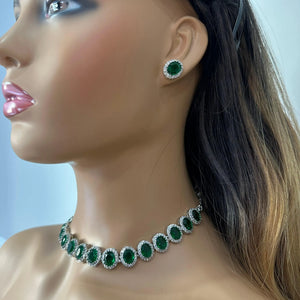 Jenny Green CZ Diamond Necklace