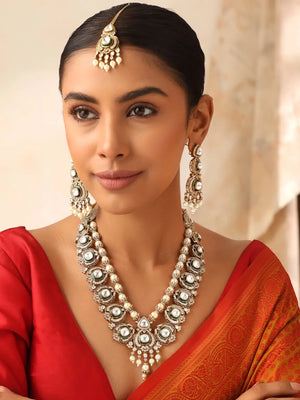 Jodha Long Kundan Set