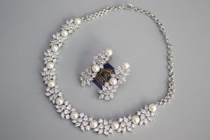Judy CZ Pearl Necklace