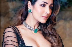 Malaika Inspired Emerald Doublet Choker