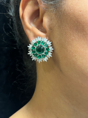 Malaika Inspired Emerald Doublet Choker