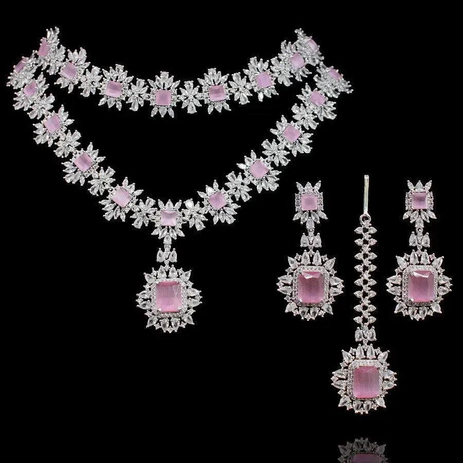 Misha Pink Diamond Set