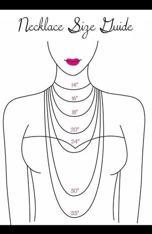 Misha Sapphire Diamond Silver Long Short Necklace